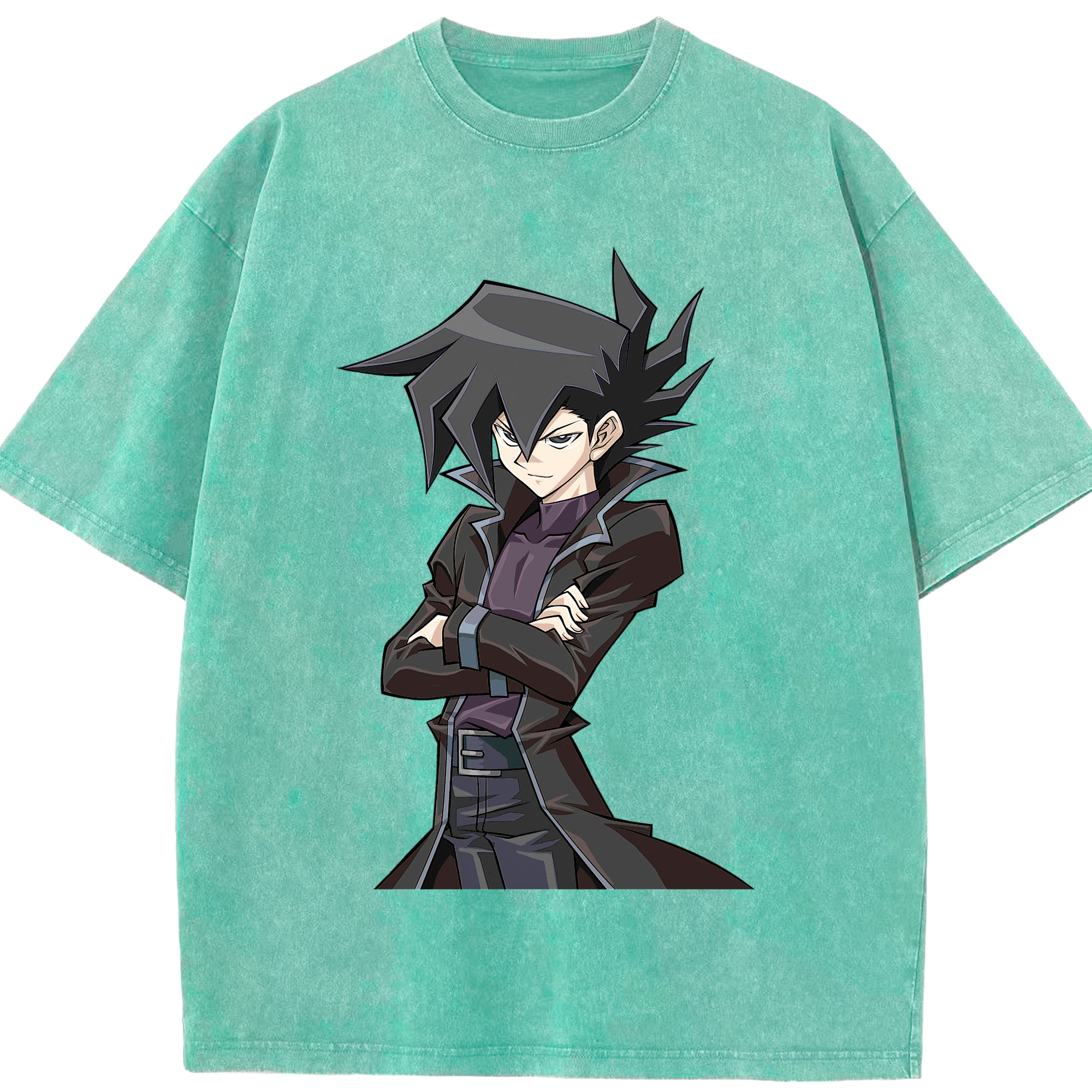 （画像用） 遊☆戯☆王 Yu-Gi-Oh! 綿100% ヴィンテージ風 半袖Tシャツ（フロントプリント）